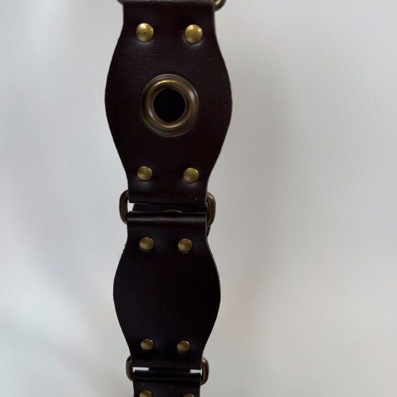 Vintage Y2K Brown Bohemian Fairy Grunge Chunky 70's Style Hippie Belt / Size: 5 - Picture 8 of 10